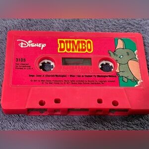 Disney Vintage Dumbo & Mother Goose Rhymes Audio Cassette